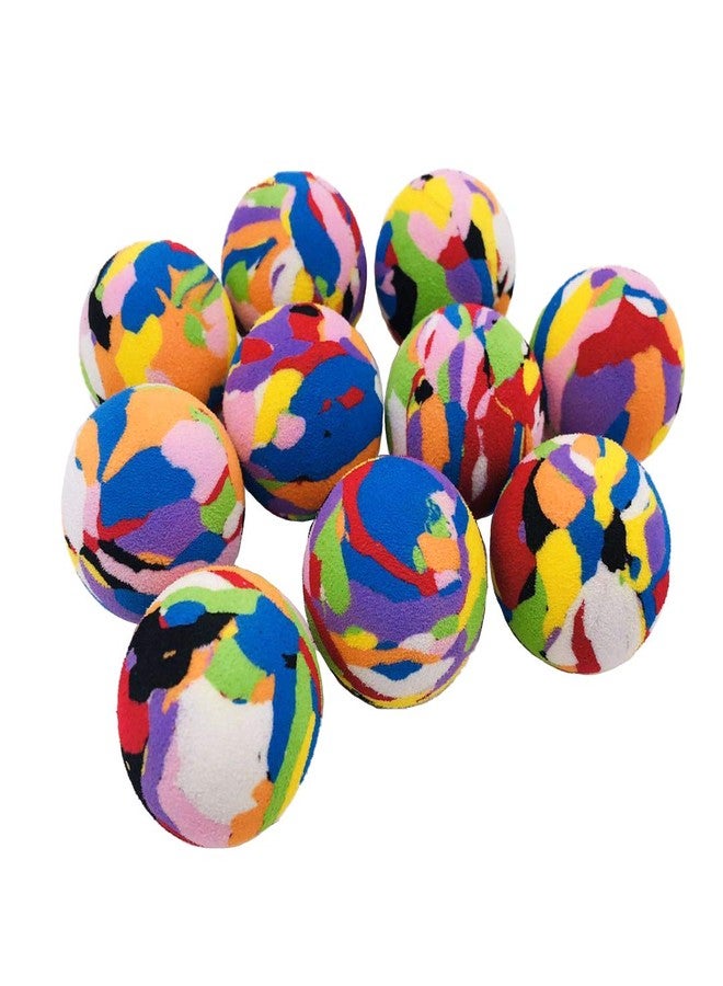 PET SHOW 10pcs Pack Cats Interactive Toys Balls for Indoor Cat 35mm Camouflage Soft EVA Foam Ball for Kitten Chase Playing Toy for Small Dogs Animals Puppies - Image 2